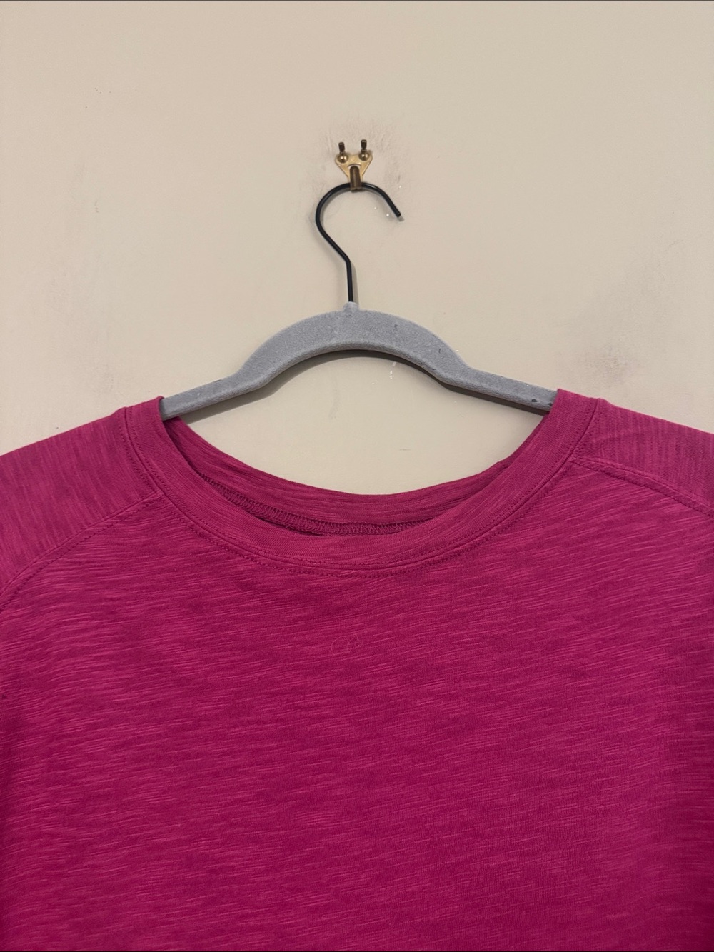 NWT- Zella All Day Slub Long Sleeve T-Shirt, Raspberry, size Large - Picture 2 of 12
